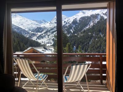 Location au ski Appartement 3 pièces cabine 7 personnes (021) - Résidence Moraine - Méribel-Mottaret - Balcon