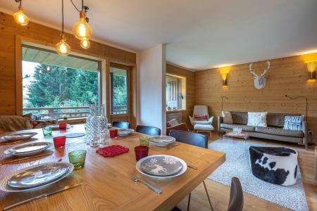 Skiverleih 5 Zimmer Maisonettewohnung für 10 Personen (1) - Résidence Pas du Lac - Méribel-Mottaret - Wohnzimmer