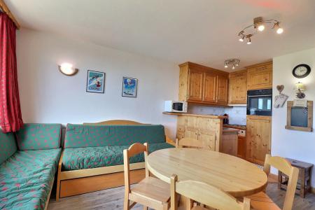 Ski verhuur Appartement 2 kamers 4 personen (1214) - Résidence Plein Soleil - Méribel-Mottaret - Woonkamer