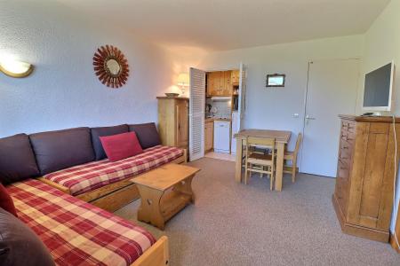 Ski verhuur Appartement 2 kamers 4 personen (914) - Résidence Plein Soleil - Méribel-Mottaret - Woonkamer