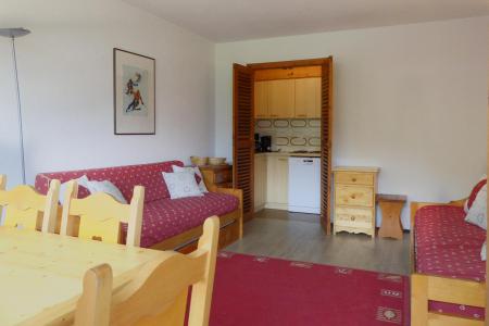 Ski verhuur Appartement 2 kamers 5 personen (1004) - Résidence Plein Soleil - Méribel-Mottaret - Woonkamer