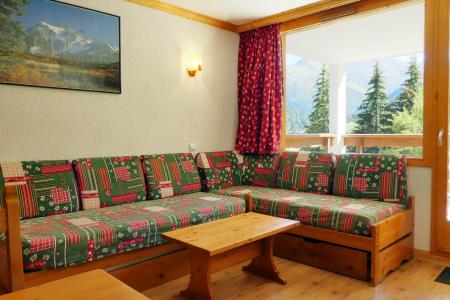 Ski verhuur Appartement 2 kamers 5 personen (510) - Résidence Plein Soleil - Méribel-Mottaret - Woonkamer