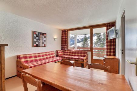 Ski verhuur Appartement 2 kamers 5 personen (610) - Résidence Plein Soleil - Méribel-Mottaret - Woonkamer