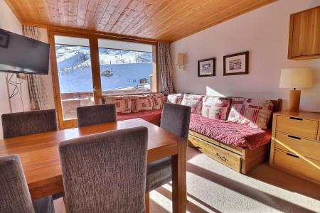 Ski verhuur Appartement 2 kamers 5 personen (709) - Résidence Plein Soleil - Méribel-Mottaret - Woonkamer