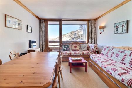 Ski verhuur Appartement 2 kamers 5 personen (916) - Résidence Plein Soleil - Méribel-Mottaret - Woonkamer