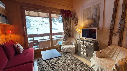 Skiverleih 4 Zimmer Maisonettewohnung für 6 Personen (1109) - Résidence Pralin - Méribel-Mottaret - Wohnzimmer