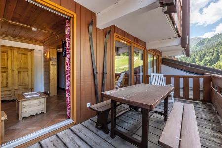 Location au ski Appartement 3 pièces cabine 6 personnes (108) - Résidence Pralin - Méribel-Mottaret - Balcon