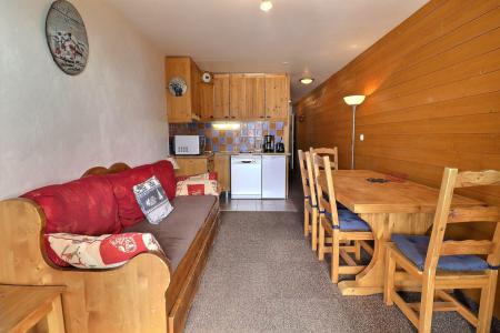 Ski verhuur Appartement 2 kamers 4 personen (014) - Résidence Provères - Méribel-Mottaret - Woonkamer