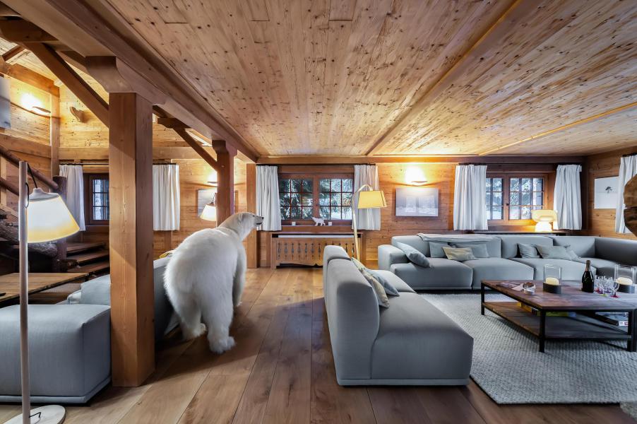 Rent in ski resort 7 room chalet 13 people - Chalet Adalta - Méribel - Living room