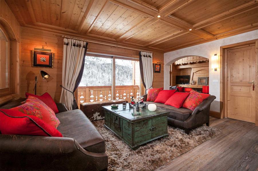 Rent in ski resort Chalet Altair - Méribel - Living room