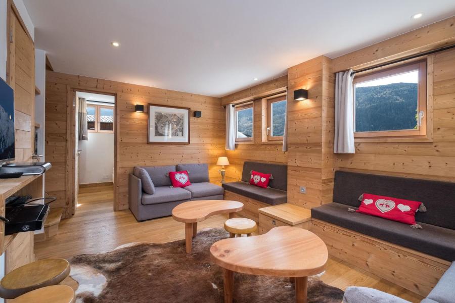 Rent in ski resort 5 room chalet 8 people - Chalet Arbe - Méribel - Living room