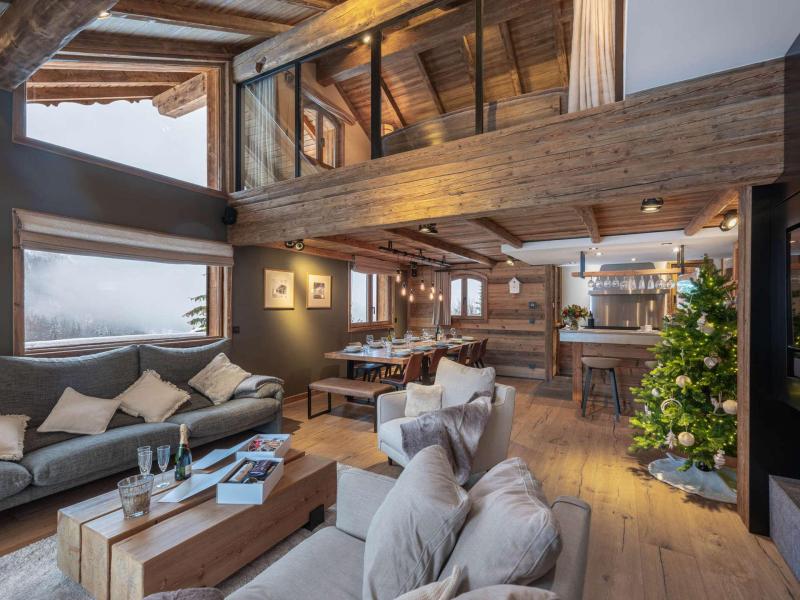 Rent in ski resort 8 room chalet 15 people - Chalet Bacaro - Méribel - Living room