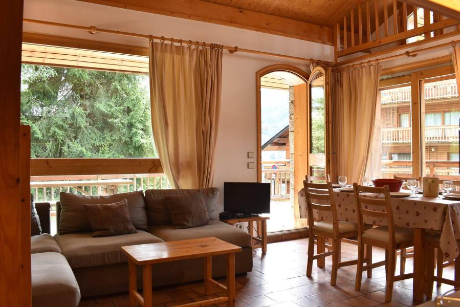 Skiverleih Duplex Wohnung 3 Zimmer 6 Personnen (MRB000-107) - Chalet Bonmartin - Méribel - Wohnzimmer