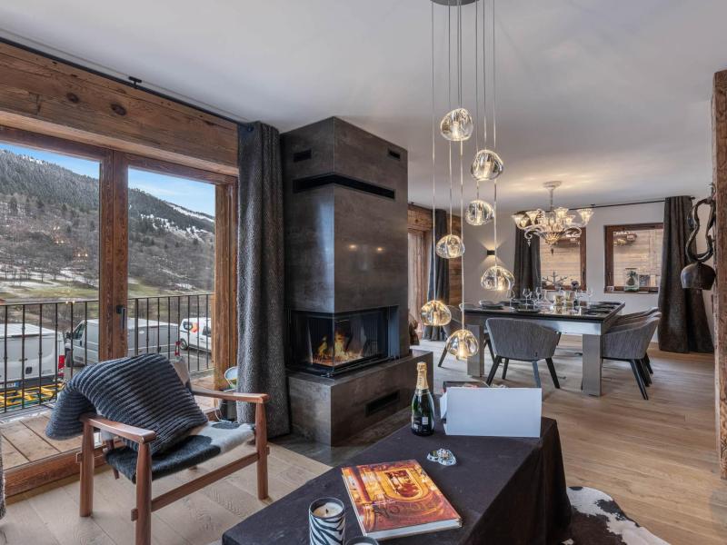 Skiverleih 5 Zimmer Chalet für 8 Personen - Chalet Cherferie - Méribel - Wohnzimmer