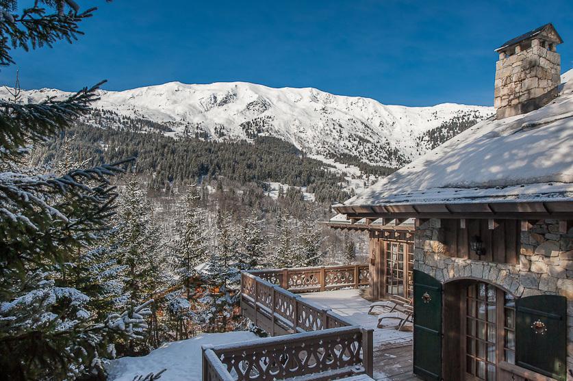 Vakantie in de bergen Chalet duplex 8 kamers 14 personen - Chalet Colorado - Méribel - Buiten winter
