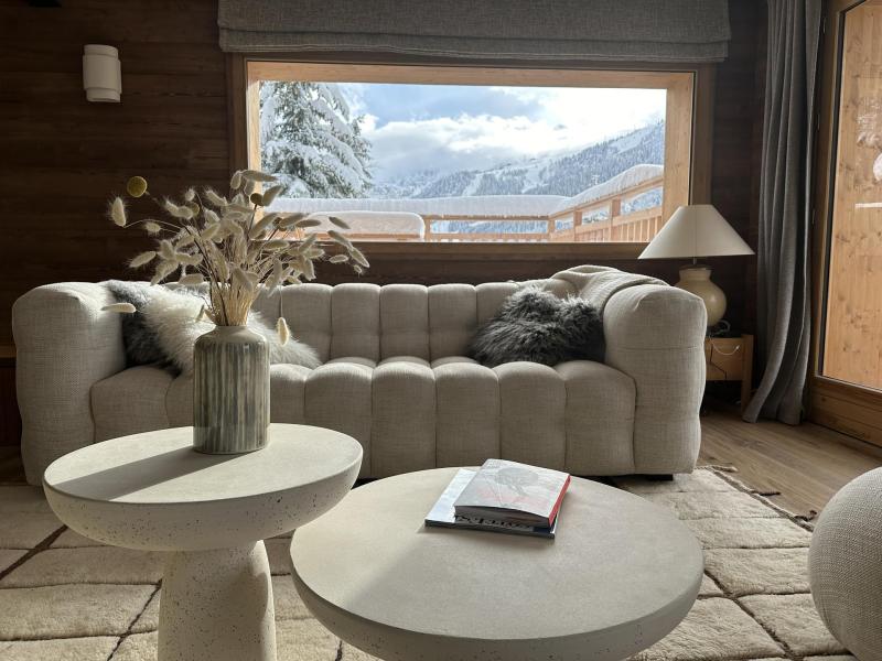 Skiverleih 7 Zimmer Chalet für 14 Personen - Chalet Etoile des Neiges - Méribel - Wohnzimmer