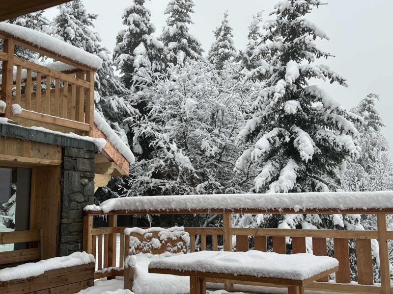 Skiverleih 7 Zimmer Chalet für 14 Personen - Chalet Etoile des Neiges - Méribel - Balkon