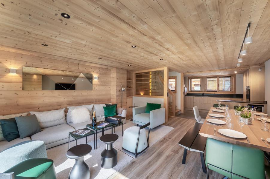 Rent in ski resort 6 room chalet 10 people - Chalet Hors Piste - Méribel - Living room