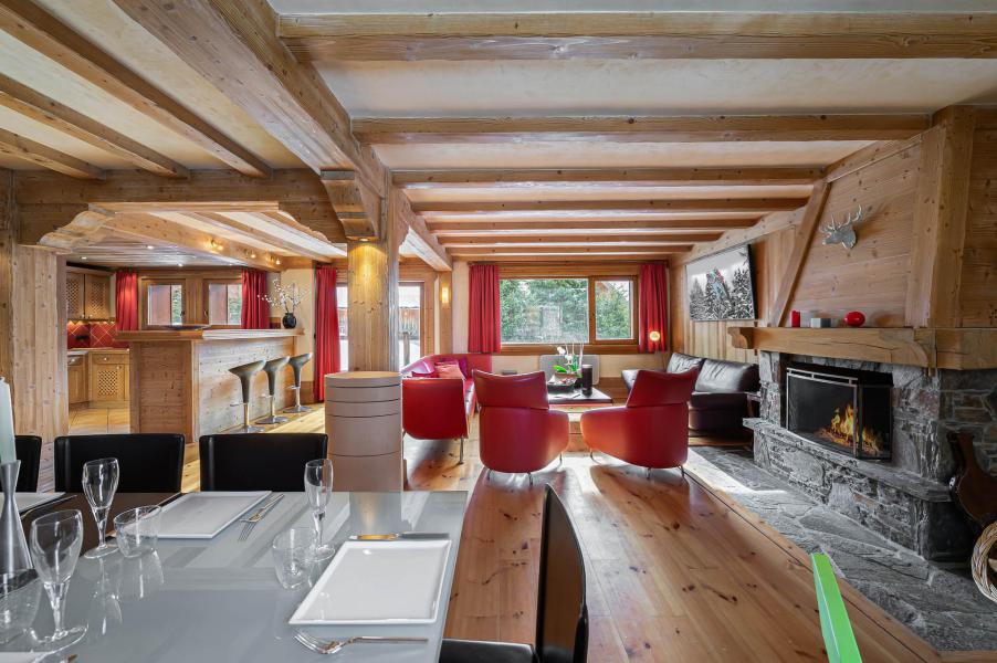 Location au ski Chalet triplex 6 pièces 10 personnes - Chalet la Grange à Gégé - Méribel - Séjour