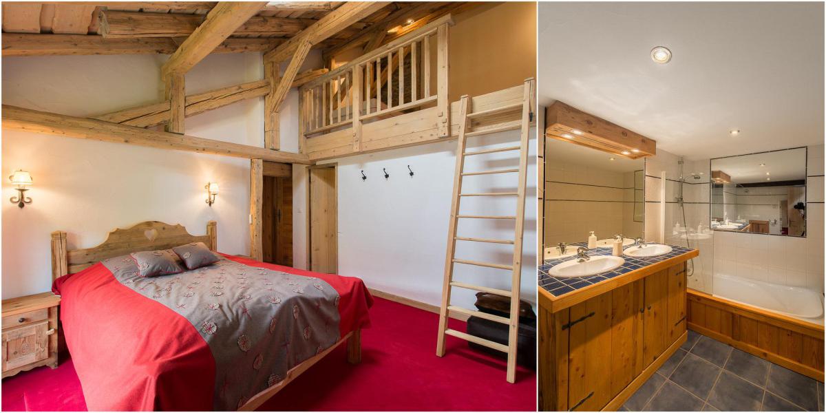 Skiverleih 6 Zimmer Chalet für 10 Personen - Chalet la Tannière des Ours - Méribel - Schlafzimmer