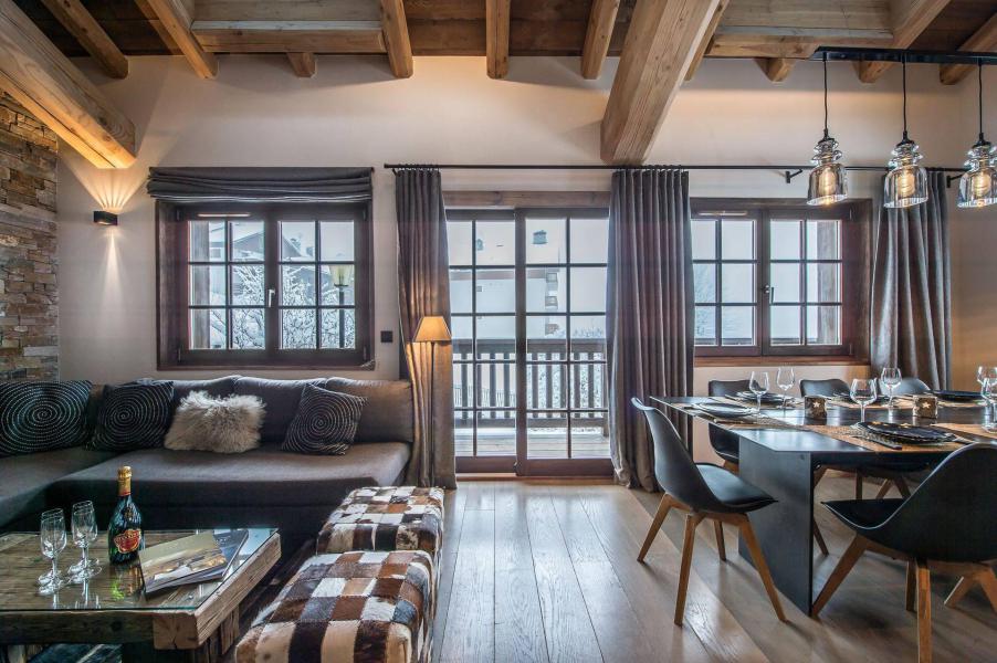 Rent in ski resort 6 room quadriplex chalet 10 people - Chalet le Refuge - Méribel - Apartment
