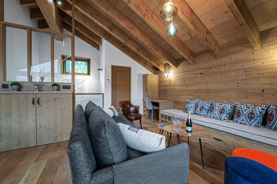 Skiverleih 7 Zimmer Chalet für 12 Personen - Chalet Palou - Méribel - Wohnzimmer