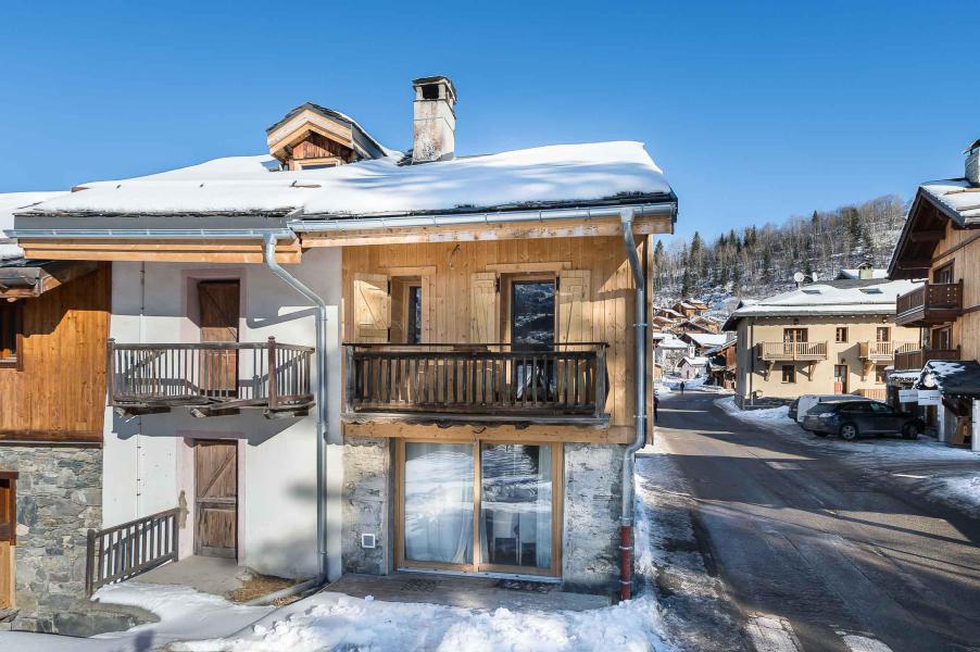 Urlaub in den Bergen Doppelchalethälfte 3 Zimmer für 6 Personen - Chalet Razaz - Méribel - Draußen im Winter