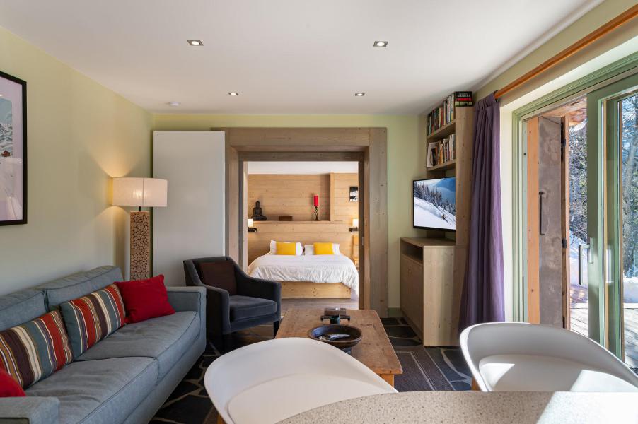 Rent in ski resort 3 room apartment 4 people (2) - Chalet Ruisseau de la Renarde - Méribel - Living room