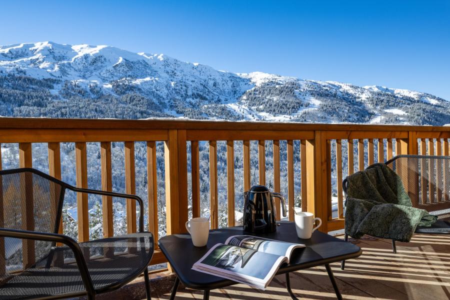 Rent in ski resort 5 room apartment cabin 9-11 people (A11) - Falcon - Méribel - Balcony