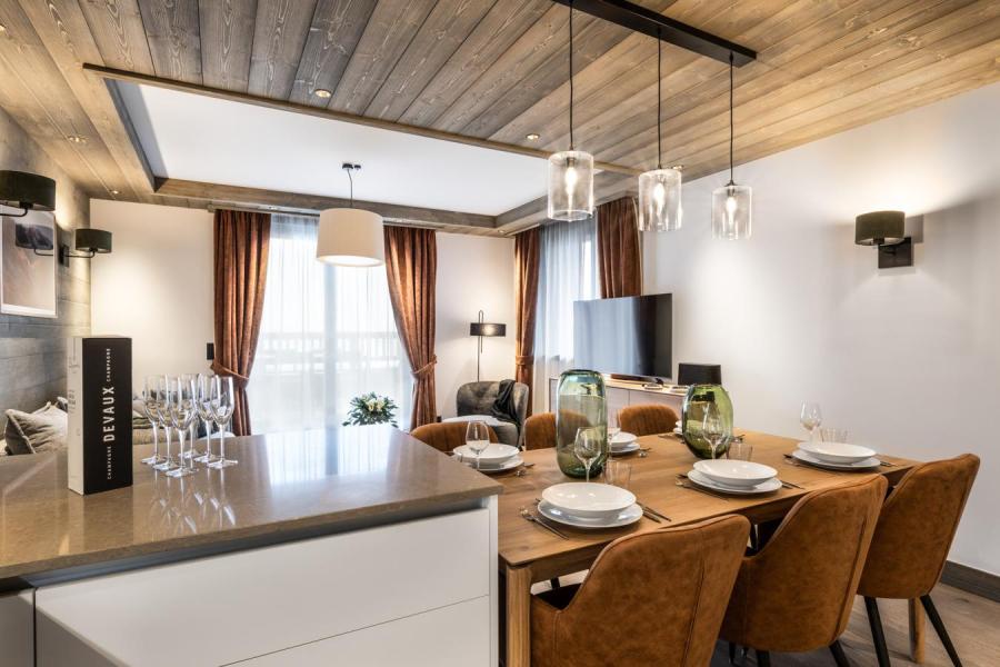 Ski verhuur Appartement 3 kamers 4 personen (A01) - Falcon - Méribel - Woonkamer