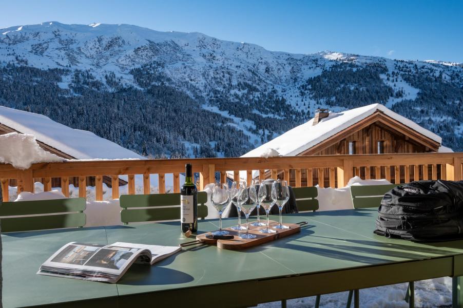 Ski verhuur Appartement 4 kabine kamers 8-10 personen (B01) - Falcon - Méribel - Terras