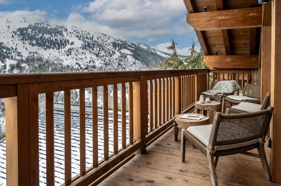 Ski verhuur Appartement 5 kabine kamers 10-12 personen (C21) - Falcon - Méribel - Balkon