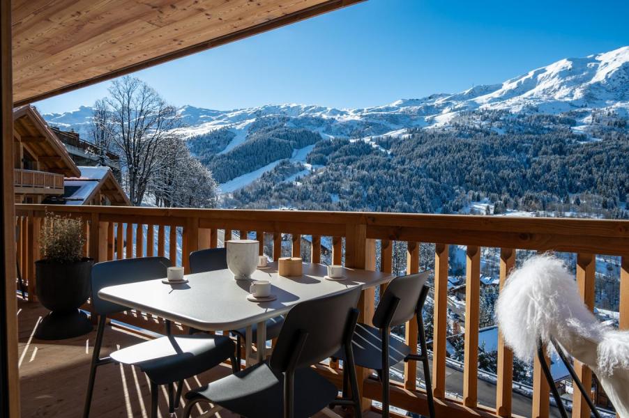 Ski verhuur Appartement 5 kabine kamers 8-10 personen (E11) - Falcon - Méribel - Terras