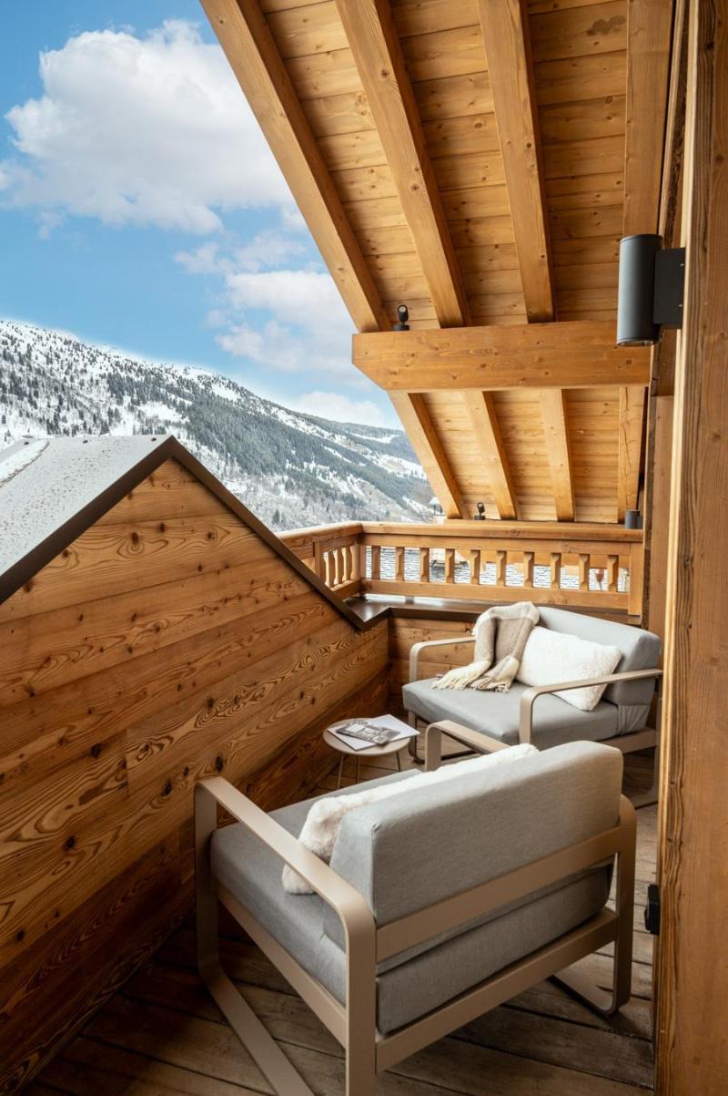 Ski verhuur Appartement duplex 5 kamers 8 personen (E31) - Falcon - Méribel - Balkon