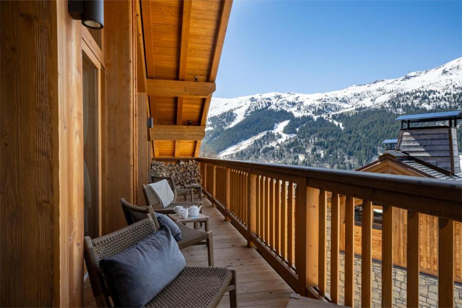 Location au ski Appartement duplex 6 pièces cabine 10-12 personnes (G22) - Falcon - Méribel - Balcon