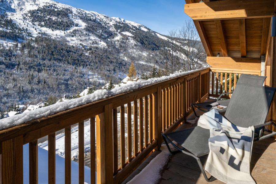 Ski verhuur Appartement triplex 6 kamers cabine 13 personen (A40) - Falcon - Méribel - Balkon