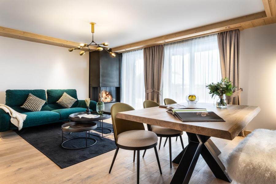 Skiverleih Wohnung 3 Zimmer Kabine 4-6 Personen (D01) - Falcon - Méribel - Wohnzimmer