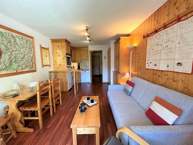 Ski verhuur Appartement 2 kamers 5 personen (011) - L'Ermitage - Méribel - Woonkamer