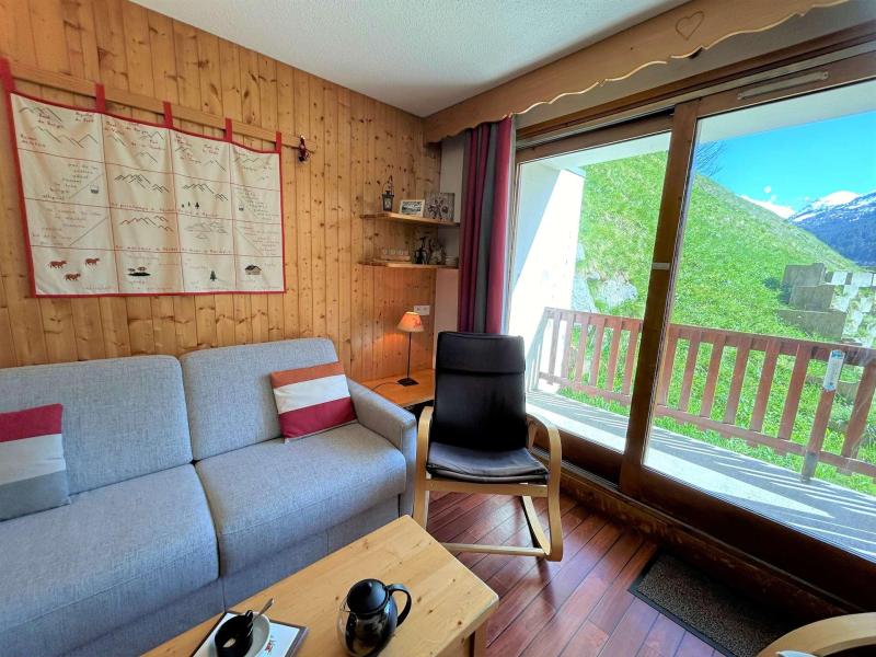 Ski verhuur Appartement 2 kamers 5 personen (011) - L'Ermitage - Méribel - Woonkamer