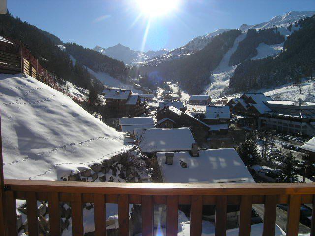 Location au ski Studio 4 personnes (031) - L'Ermitage - Méribel - Terrasse