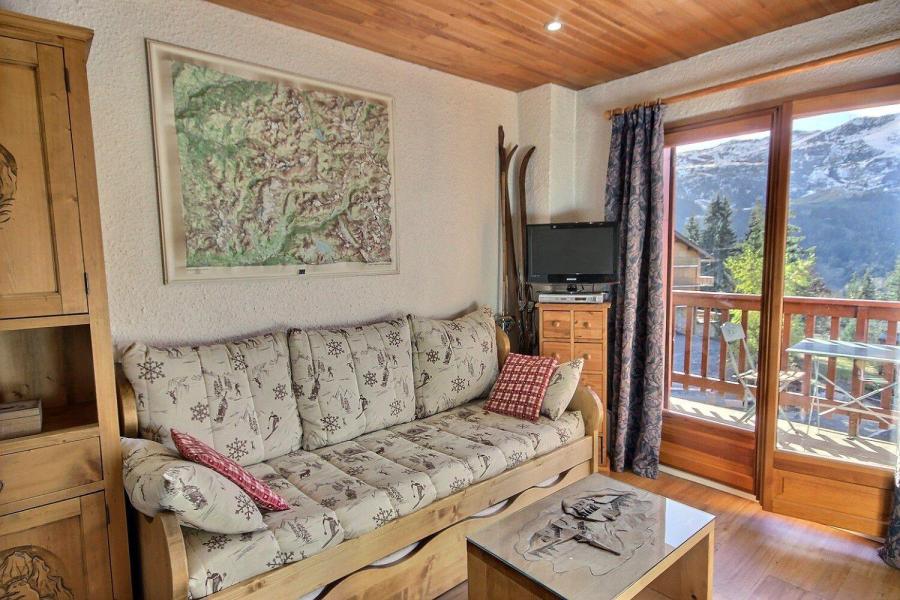 Rent in ski resort 2 room apartment 4 people (MERA11R) - La Résidence les Merisiers - Méribel - Living room