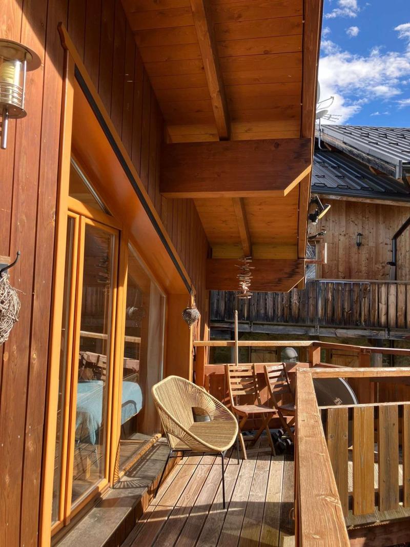 Ski verhuur Appartement 4 kamers 6 personen (MR2) - Le Plantin - Méribel - Balkon