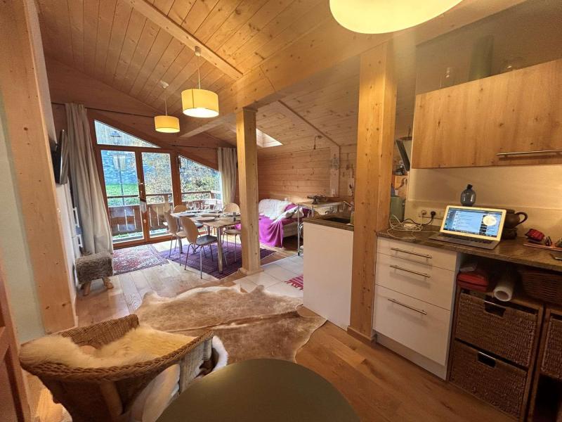 Ski verhuur Appartement 4 kamers 6 personen (MR2) - Le Plantin - Méribel - Woonkamer