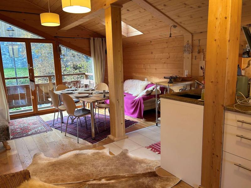 Ski verhuur Appartement 4 kamers 6 personen (MR2) - Le Plantin - Méribel - Woonkamer