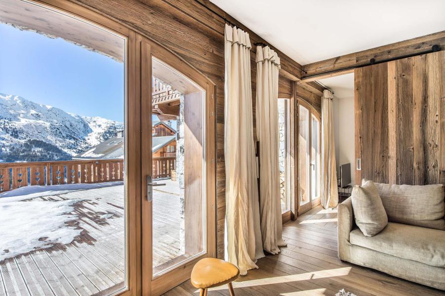 Rent in ski resort 6 room apartment 12 people (12) - Résidence Aspen Lodge & Park - Méribel - Living room