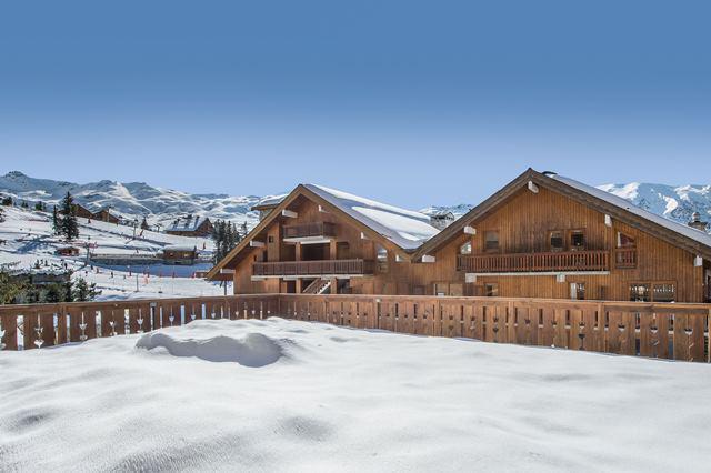 Ski verhuur Appartement 6 kamers 12 personen (12) - Résidence Aspen Lodge & Park - Méribel - Buiten winter