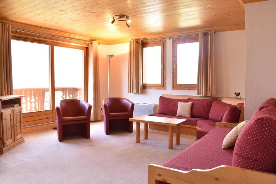 Rent in ski resort 3 room apartment 6 people (05) - Résidence Aubépine - Méribel - Living room