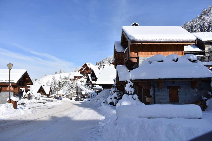Vacances en montagne Résidence Aubépine - Méribel - Extérieur hiver