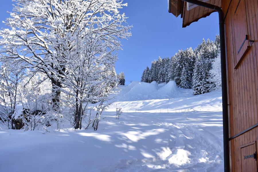 Vacances en montagne Résidence Aubépine - Méribel - Extérieur hiver