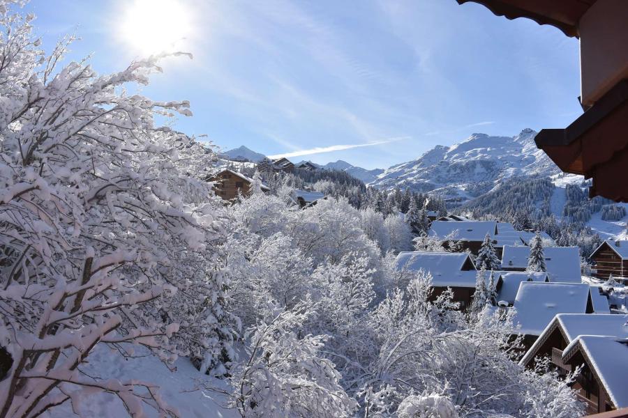 Vacances en montagne Appartement duplex 4 pièces 8 personnes (009) - Résidence Aubépine - Méribel - Extérieur hiver